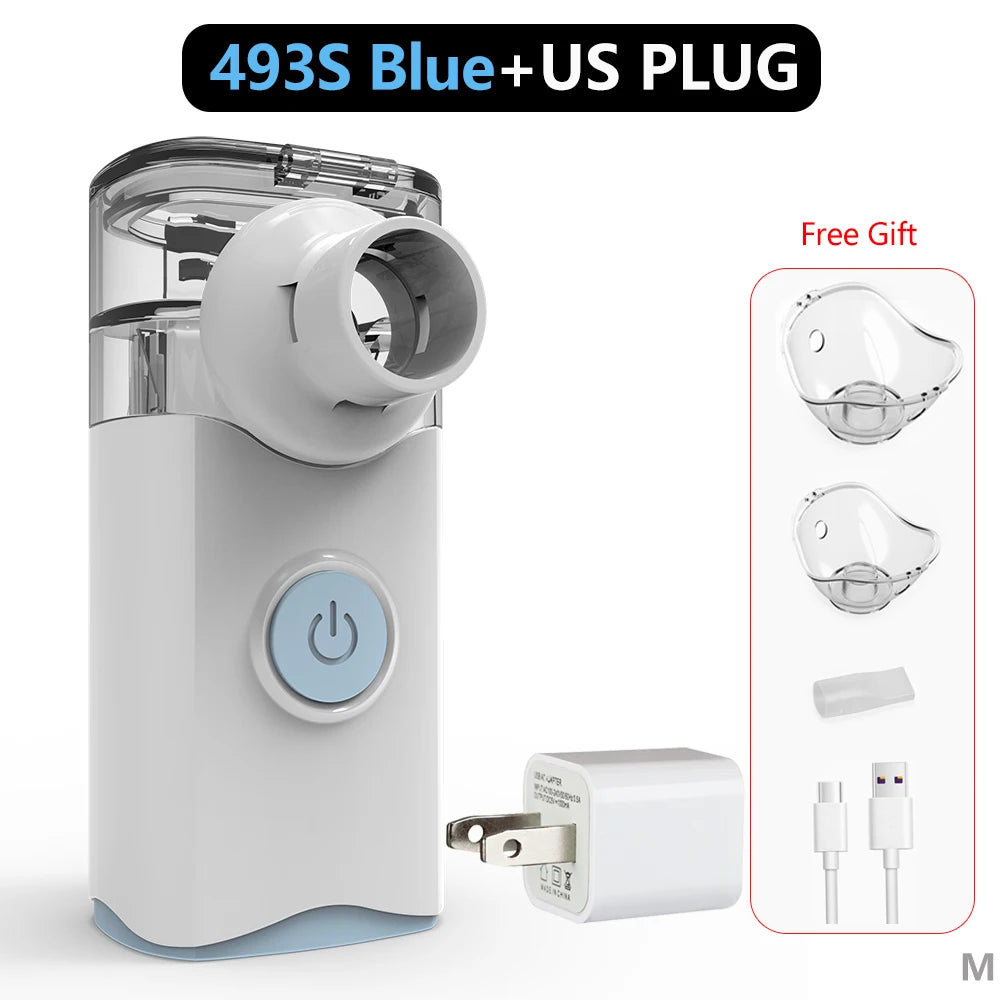 Silent Mesh Nebulizer with Auto-Clean Function for Easy Use