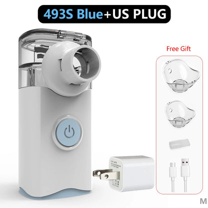 Silent Mesh Nebulizer with Auto-Clean Function for Easy Use