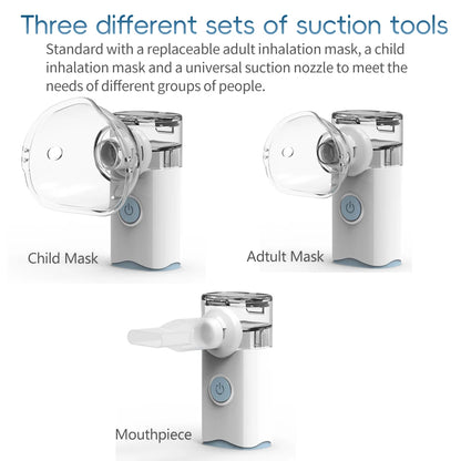Silent Mesh Nebulizer with Auto-Clean Function for Easy Use