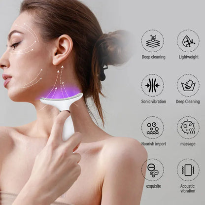 7 Color  Facial Neck Massager with Vibration