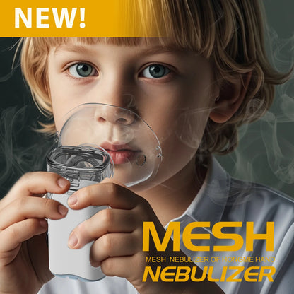 Silent Mesh Nebulizer with Auto-Clean Function for Easy Use