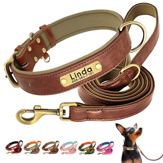 Rugged Custom Leather Collar